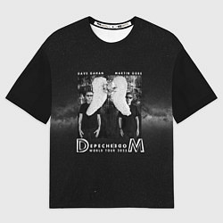 Футболка оверсайз мужская Depeche Mode - Memento mori worldwilde tour, цвет: 3D-принт