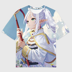 Мужская футболка оверсайз Sousou no Frieren stand