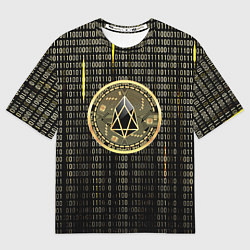 Футболка оверсайз мужская Eos крипта, цвет: 3D-принт