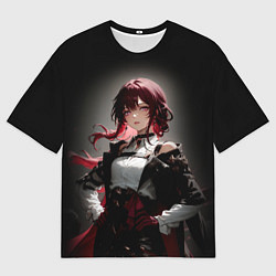 Мужская футболка оверсайз Хонкай- Кафка