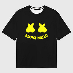 Мужская футболка оверсайз Christopher Comstock yellow logo