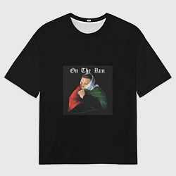 Футболка оверсайз мужская Alblak 52 - On the run, цвет: 3D-принт