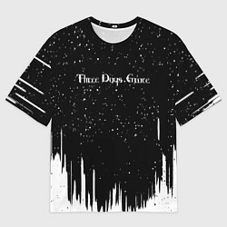Футболка оверсайз мужская Three days grace rock band, цвет: 3D-принт