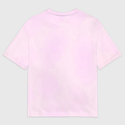 Мужская футболка оверсайз Гламурный жираф / 3D-принт – фото 2