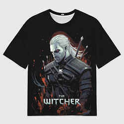 Мужская футболка оверсайз Ведьмак Геральт из Ривии