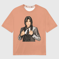 Футболка оверсайз мужская Michael Jackson MJ, цвет: 3D-принт