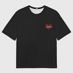 Футболка оверсайз мужская Amore, цвет: 3D-принт