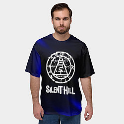 Футболка оверсайз мужская Silent hill horror game, цвет: 3D-принт — фото 2