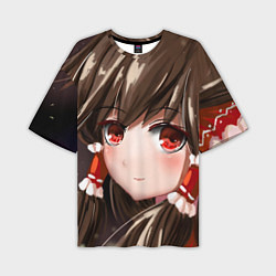 Футболка оверсайз мужская Touhou Project Рейму Cute, цвет: 3D-принт