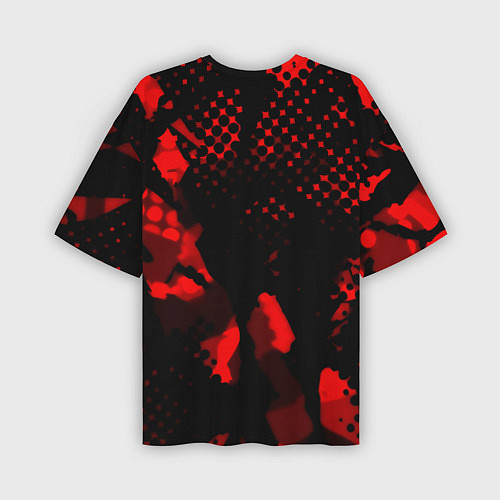 Мужская футболка оверсайз Linkin park краски текстуры / 3D-принт – фото 2