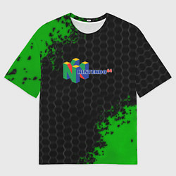 Мужская футболка оверсайз Nintendo 64 броня