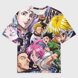 Футболка оверсайз мужская Hunter Hunter anime color, цвет: 3D-принт