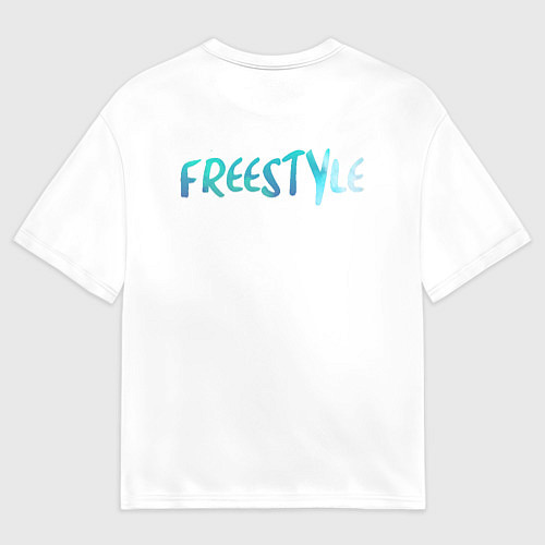 Мужская футболка оверсайз Freestyle / 3D-принт – фото 2
