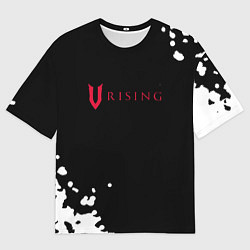 Мужская футболка оверсайз V Rising краски