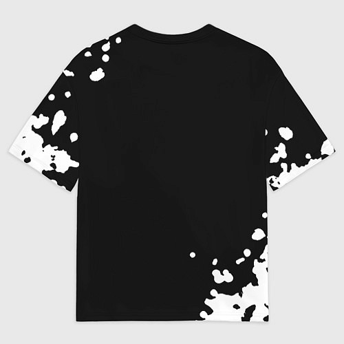 Мужская футболка оверсайз V Rising краски / 3D-принт – фото 2