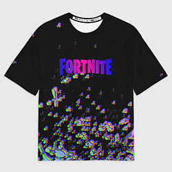 Футболка оверсайз мужская Fortnite game glitch, цвет: 3D-принт