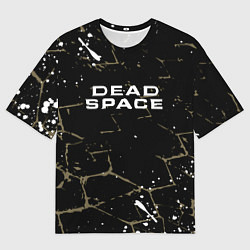 Футболка оверсайз мужская Dead space текстура, цвет: 3D-принт