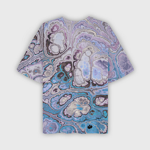 Мужская футболка оверсайз Абстрактный узор / 3D-принт – фото 2