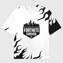 Мужская футболка оверсайз Epic games fortnite fire