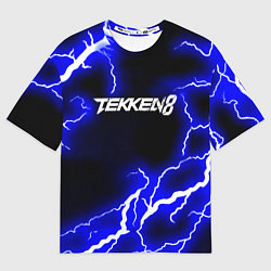 Мужская футболка оверсайз Tekken молнии