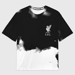 Мужская футболка оверсайз Liverpool текстура