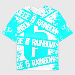 Футболка оверсайз мужская Tom Clancys rainbow six, цвет: 3D-принт