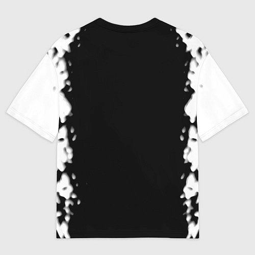 Мужская футболка оверсайз Horizon zero dawn краски белые / 3D-принт – фото 2