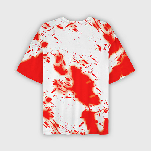 Мужская футболка оверсайз Half life краски текстура брызги / 3D-принт – фото 2
