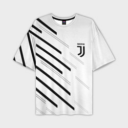 Мужская футболка оверсайз Juventus sport geometry