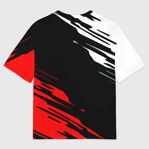 Мужская футболка оверсайз СССР краски текстура / 3D-принт – фото 2