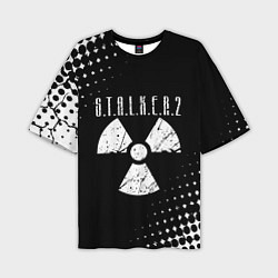 Мужская футболка оверсайз Stalker: Shadow of Chernobyl радиоактивность