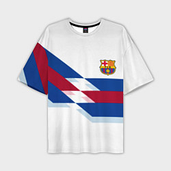 Мужская футболка оверсайз Barcelona geometry sports
