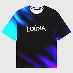 Футболка оверсайз мужская Louna neon bend, цвет: 3D-принт