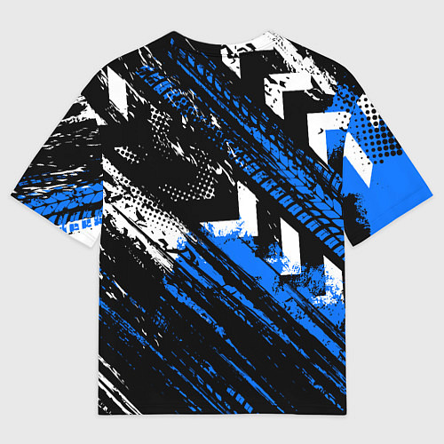 Мужская футболка оверсайз Subaru - sport style / 3D-принт – фото 2