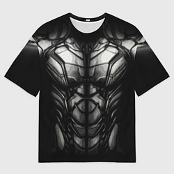 Мужская футболка оверсайз Мускул