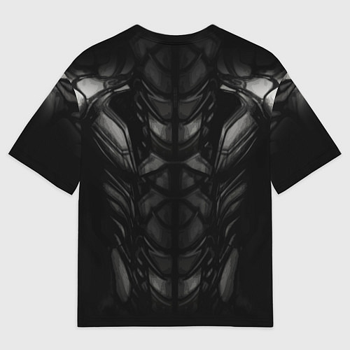 Мужская футболка оверсайз Мускул / 3D-принт – фото 2