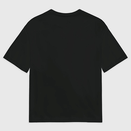 Мужская футболка оверсайз Мем уточка с ножом вязаная / 3D-принт – фото 2