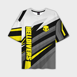 Мужская футболка оверсайз Helldivers 2 - yellow uniform