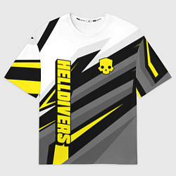 Футболка оверсайз мужская Helldivers 2: Uniform Yellow x White, цвет: 3D-принт