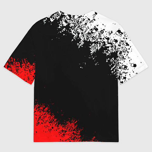 Мужская футболка оверсайз Нирвана краски / 3D-принт – фото 2