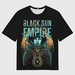 Мужская футболка оверсайз Black sun empire - neurofunk