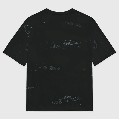 Мужская футболка оверсайз Your komfort zone will kill you / 3D-принт – фото 2