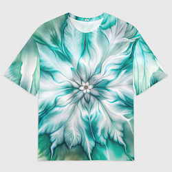 Футболка оверсайз мужская Акварельный цветок Лепестки, цвет: 3D-принт