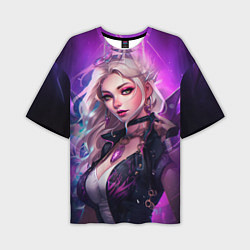 Мужская футболка оверсайз League of Legends Kaisa Kda style