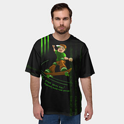 Футболка оверсайз мужская Все фигня кроме пчел, цвет: 3D-принт — фото 2