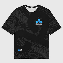 Мужская футболка оверсайз Cloud9 - team 2024