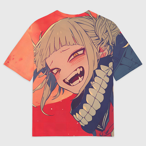 Мужская футболка оверсайз Моя геройская академия Himiko Toga / 3D-принт – фото 2