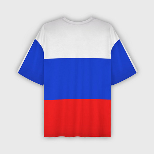 Мужская футболка оверсайз Made in russia man x / 3D-принт – фото 2