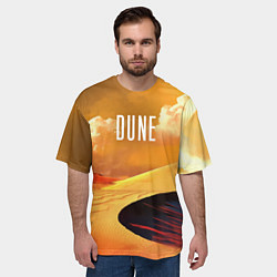 Футболка оверсайз мужская Dune - sands, цвет: 3D-принт — фото 2