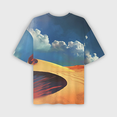 Мужская футболка оверсайз Sands - Dune / 3D-принт – фото 2